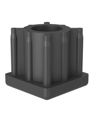 Threaded bushing PTIQ, 40x40x3, M16