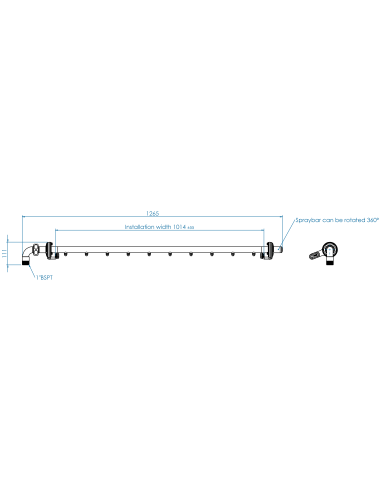 CIP unit V4 40"-1.069/959-1-10(101,60)-BSPT 1"
