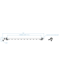CIP unit V4 44"-1.171/1.061-1-11(101,60)-BSPT 1" 2