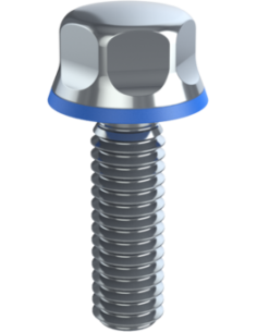 Hygienic fastener BXH UNC 5/16 x 1 x 1, AISI 316, Blue Silicone