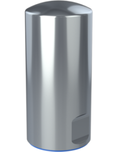 Top cover THOX M36 x 100, 2 flats, AISI 304, Blue Silicone