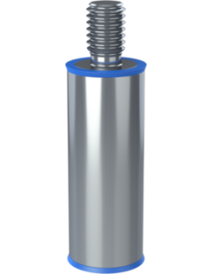 Spacer SRTFXH Ø19x50.80, UNC 3/8-16x20, UNC 3/8-16x15, AISI 316, 2, Blue NBR