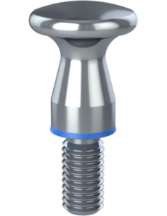 Knob XK(20) M8 x 16, Blue NBR