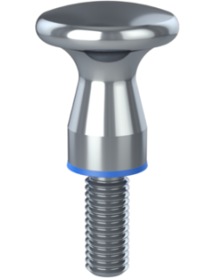Knob XK(25) M8 x 20, Blue NBR