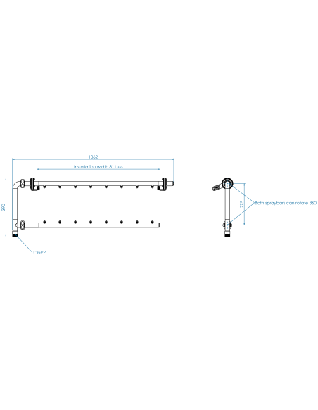 CIP unit V4 32"-866/756-2(275)-16(101,60)-BSPT 1"