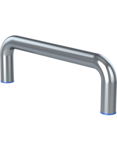 Handle UHX 160x60, M6, Blue NBR, AISI 316