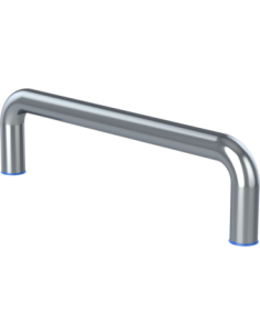 Handle UHX 200x60, M6, Blue NBR, AISI 316