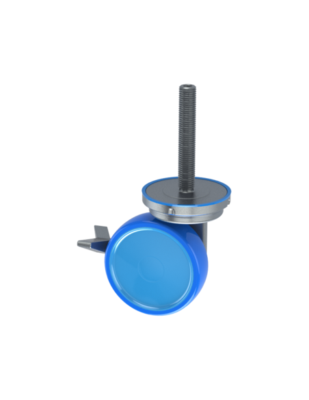 Castor XSCRB100, Blue, M16 x 100-M16