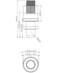 Tank support bolts SBX(r24)BSPP 2