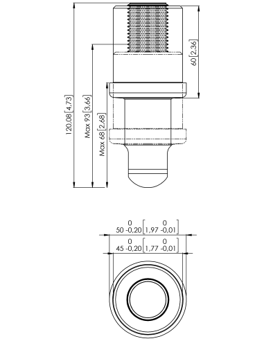 Tank support bolts SBX(r15)BSPP