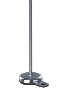 Machine foot M-FIX76-M10 x 230, AISI 304, Black NBR, 1 fixation