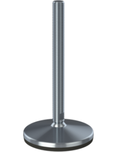 Machine foot HXT150-UNC 1 x 10, AISI 304, Black NBR