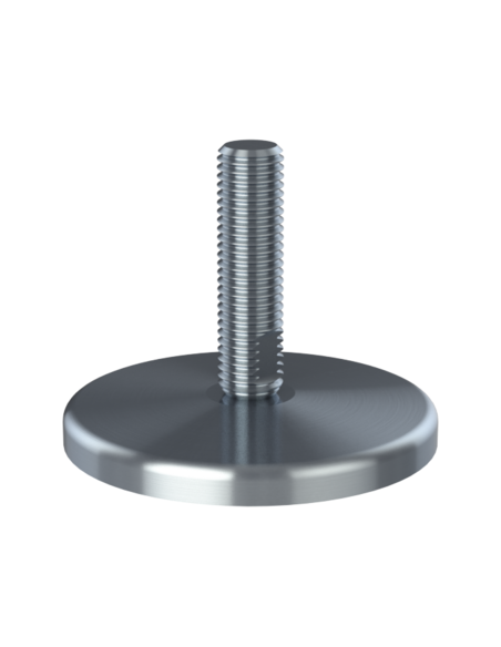 Machine foot KT110-UNC 3/4 x 3, AISI 304