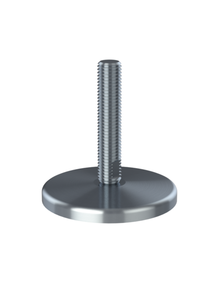 Machine foot KT110-UNC 3/4 x 4, AISI 304