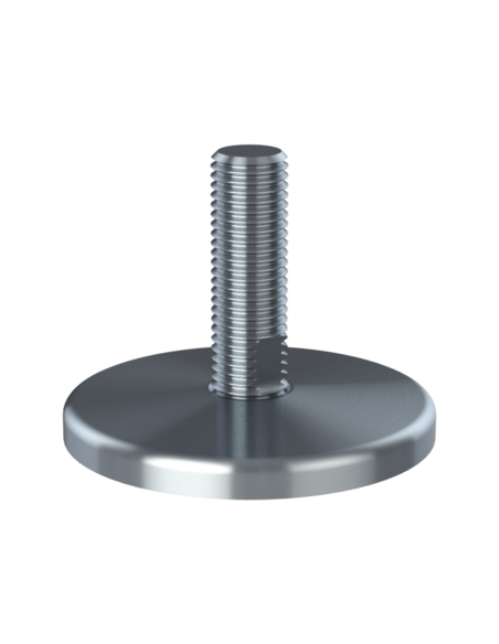 Machine foot KT110-UNC 7/8 x 3, AISI 304
