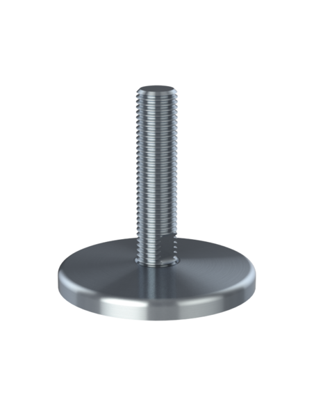 Machine foot KT110-UNC 7/8 x 4, AISI 304