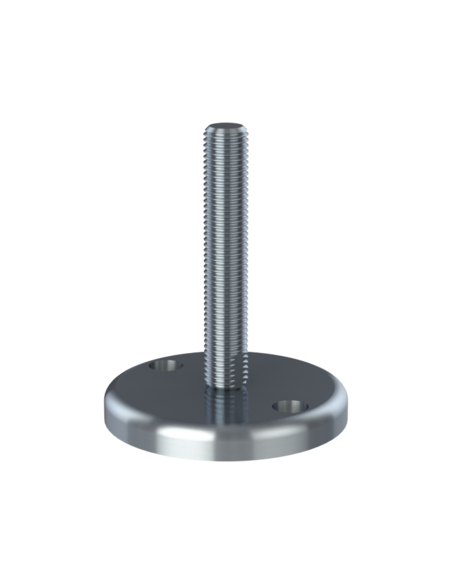 Machine foot J90-M16 x 100, AISI 304, 2 fixations