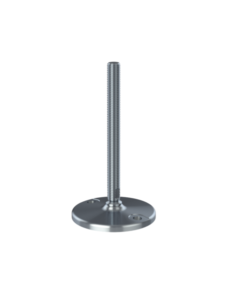 Machine foot HXJ125-UNC 3/4 x 8, AISI 304, 2 fixations