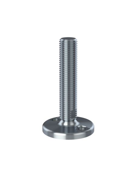Machine foot HJ90-M30 x 150, AISI 304, 2 fixations