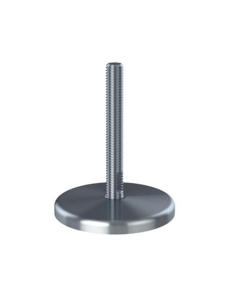 Machine foot KT90-UNC 1/2 x 4, AISI 304