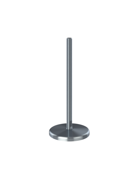Machine foot KT90-UNC 1/2 x 8, AISI 304