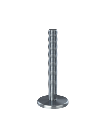 Machine foot KT90-UNC 1 x 8, AISI 304