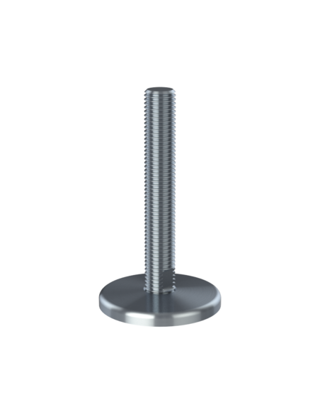Machine foot KT90-UNC 7/8 x 6, AISI 304