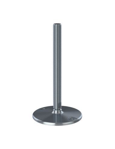 Machine foot HXJ150-UNC 1 x 10, AISI 304, Solid, 2 fixations