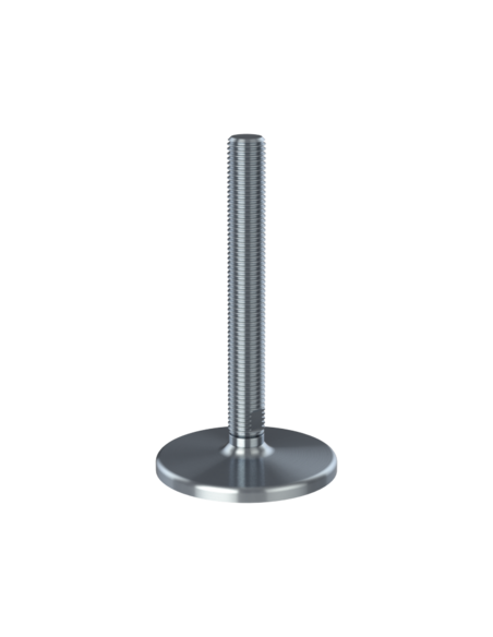 Machine foot HXG125-UNC 1 x 8, AISI 304