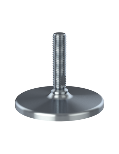 Machine foot HXG125-UNC 3/4 x 3, AISI 304