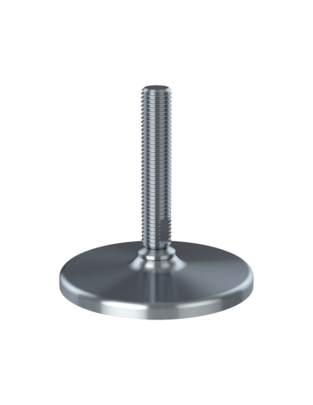 Machine foot HXG125-UNC 3/4 x 4, AISI 304