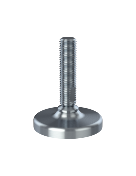 Machine foot HXG80-UNC 3/4 x 3, AISI 304