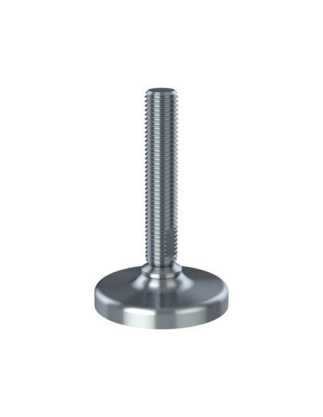 Machine foot HXG80-UNC 3/4 x 4, AISI 304
