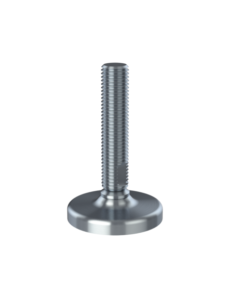 Machine foot HXG80-UNC 7/8 x 4, AISI 304