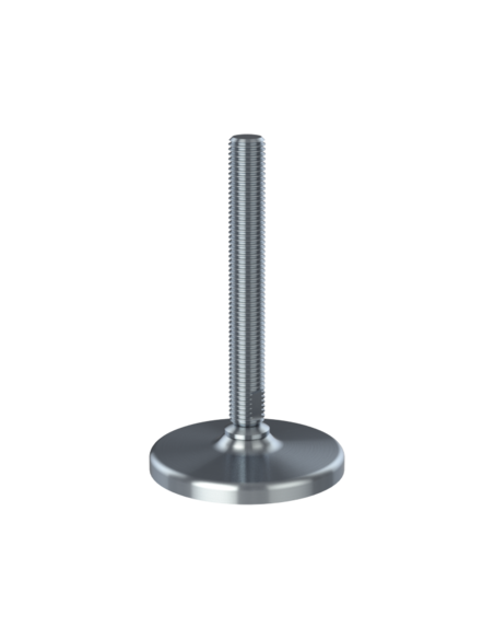 Machine foot HXG105-UNC 3/4 x 6, AISI 304