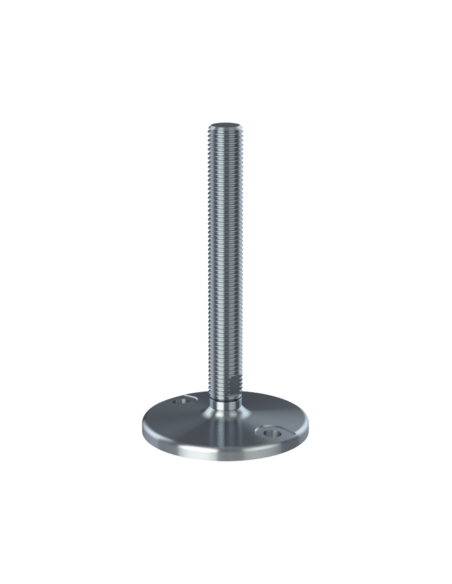 Machine foot HXJ125-UNC 1 x 8, AISI 304, 2 fixations