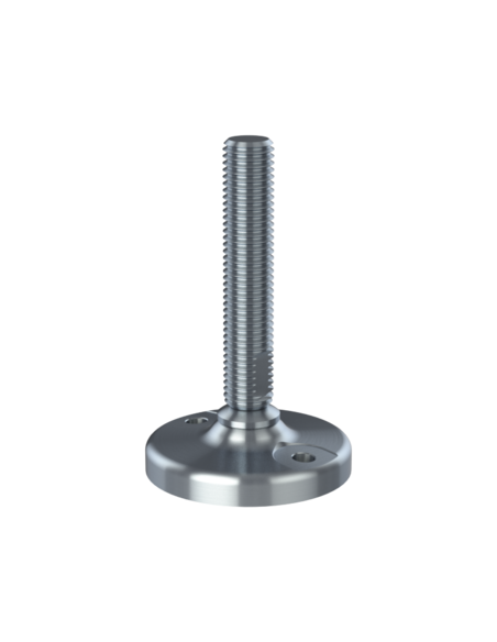 Machine foot HXJ80-UNC 3/4 x 4, AISI 304, 2 fixations