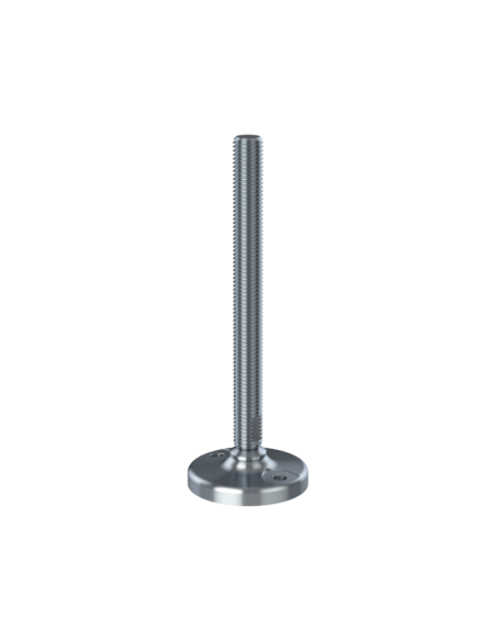 Machine foot HXJ80-UNC 3/4 x 8, AISI 304, 2 fixations