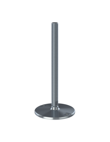 Machine foot HXJ150-UNC 1 x 12, AISI 304, Solid, 2 fixations