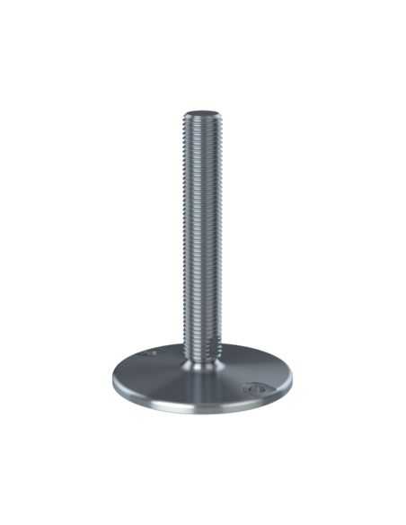 Machine foot HXJ150-UNC 1 1/4 x 8, AISI 304, Solid, 2 fixations