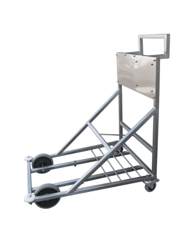 Trolley for a mobile cleaning point – big