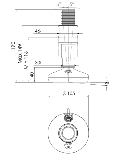 Machine foot 2