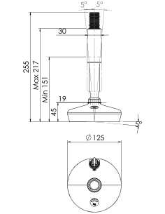 Machine foot 2
