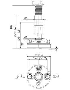 Machine foot 2