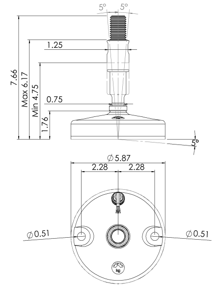 Machine foot