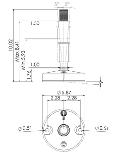 Machine foot 2