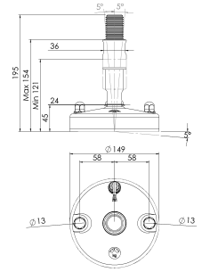 Machine foot 2