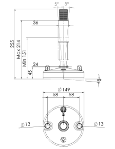 Machine foot 2