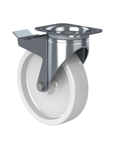 Castor SCSB200, White, AISI 304, 7.856