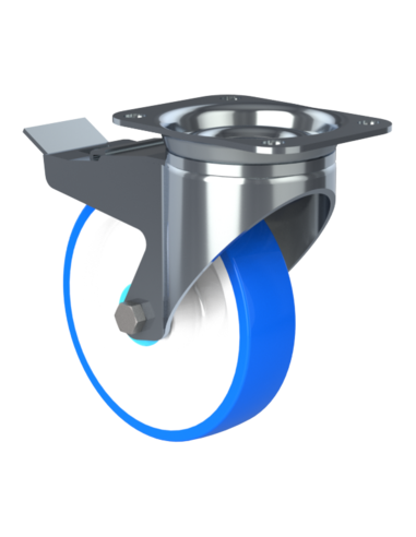 Castor SCSB160, White/Blue, AISI 304, 3.437